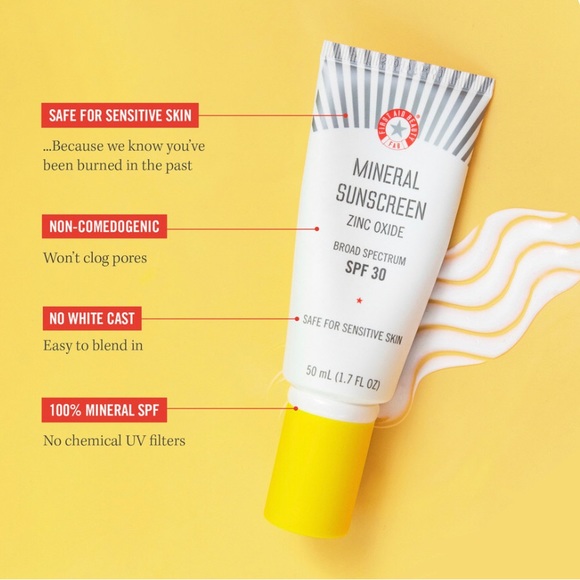 First Aid Beauty Mineral Sunscreen. Protect, Defense, Repair, Target: Wrinkles - Picture 5 of 5
